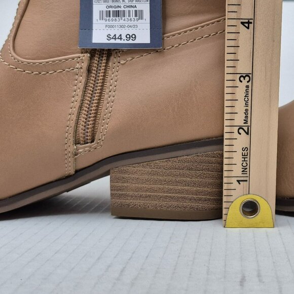 Women's Universal Threads Western Sommer Boot Light Brown Size 7 - NWoB - Picture 13 of 15